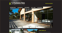 Desktop Screenshot of maisons-pyrenees-bois.com
